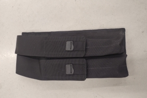 Ładownica na 2 mag. do karabinka P-90 Cordura CZARNA, 20mm PROMOCJA