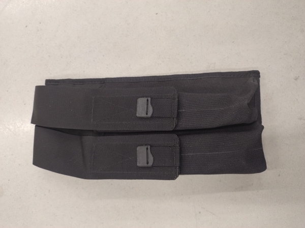Ładownica na 2 mag. do karabinka P-90 Cordura CZARNA, 20mm PROMOCJA