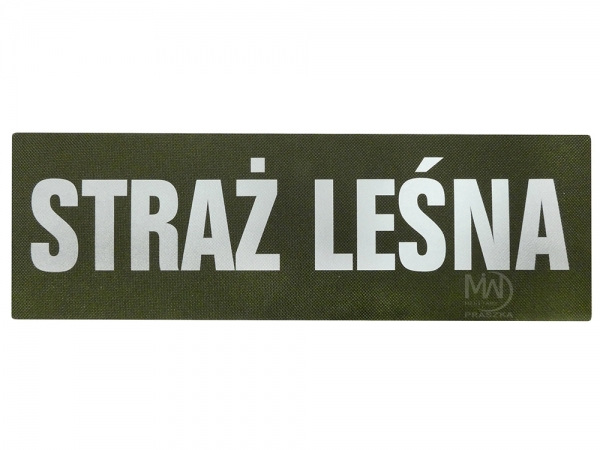 Napisy odblaskowe STRAŻ LEŚNA