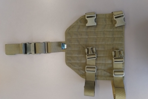 Panel udowy DUŻY na LEWĄ nogę Cordura Pantera wz.93 20mm