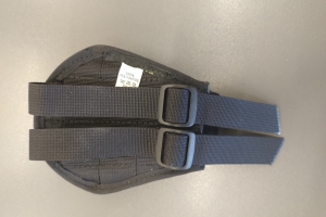 Pokrowiec na kajdanki szczękowe Cordura Czarna