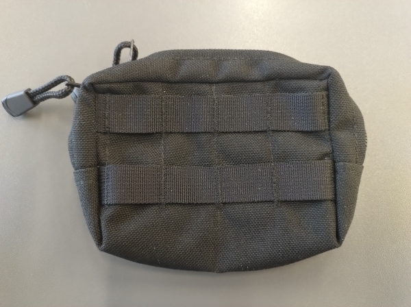 Kieszonka MINI Cordura CZARNA, 20mm zamek zwykły PROMOCJA