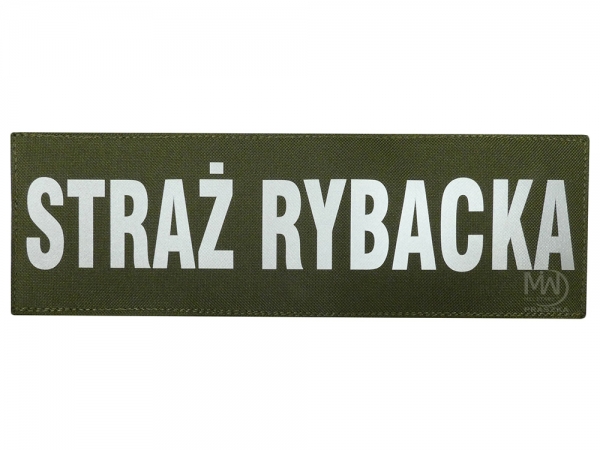 Napisy odblaskowe STRAŻ RYBACKA